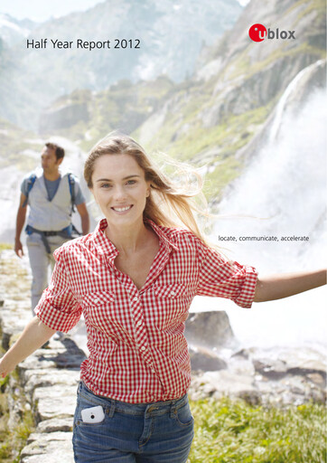 Thumbnail u-blox
 Half-year Report 2012-h1