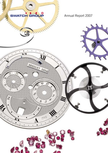 Thumbnail Swatch Annual Report 2007