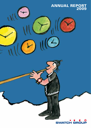 Thumbnail Swatch Annual Report 2009