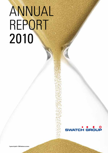 Thumbnail Swatch Annual Report 2010