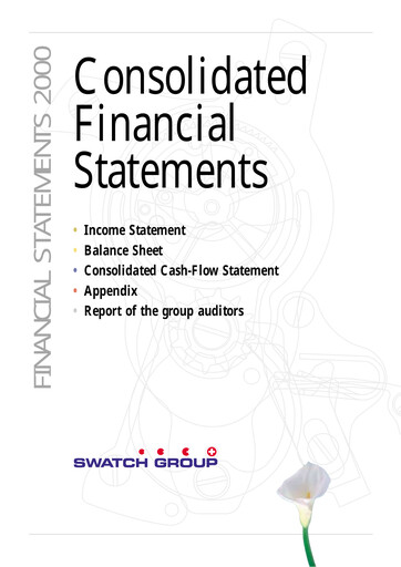 Thumbnail Swatch Financial Statement 2000