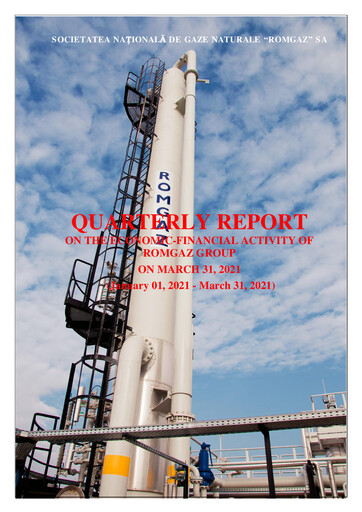 Thumbnail Romgaz Quarterly Report 2021-q1