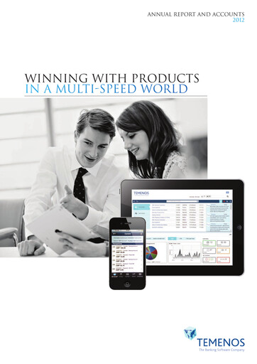 Thumbnail Temenos Annual Report 2012