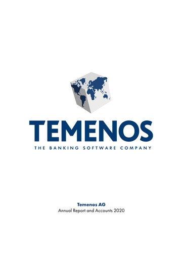 Thumbnail Temenos Annual Report 2020