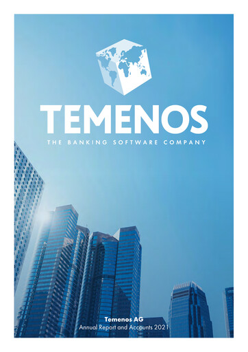 Thumbnail Temenos Annual Report 2021