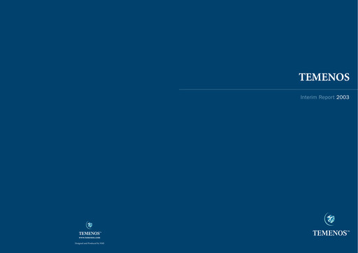 Thumbnail Temenos Half-year Report 2003-h1