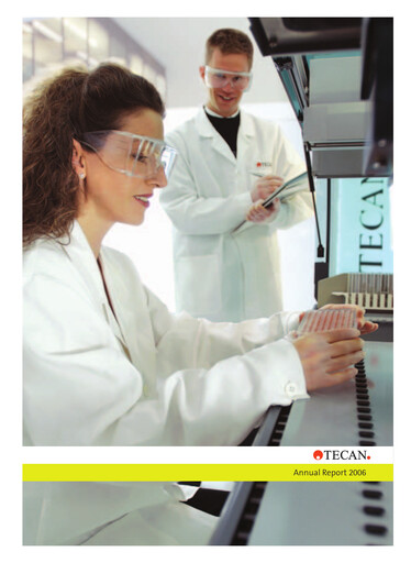 Thumbnail Tecan Annual Report 2006