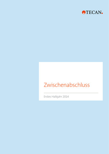 Thumbnail Tecan Half-year Report 2014-h1