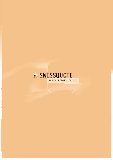 Thumbnail Swissquote Annual Report 2001