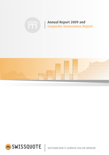 Thumbnail Swissquote Annual Report 2009