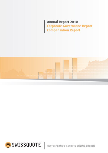 Thumbnail Swissquote Annual Report 2010