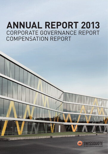 Thumbnail Swissquote Annual Report 2013