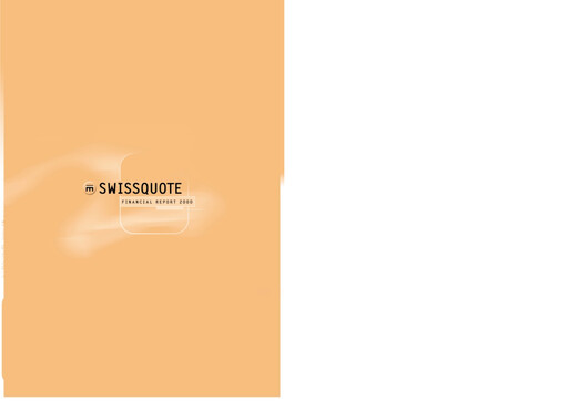 Miniature Swissquote Bilan financier 2000