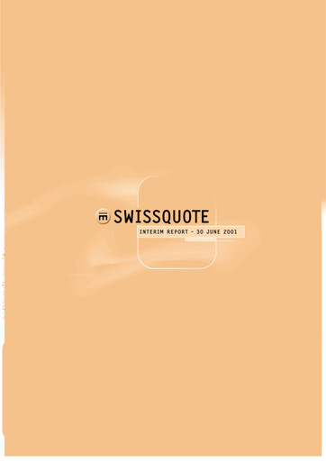 Thumbnail Swissquote Half-year Report 2001-h1