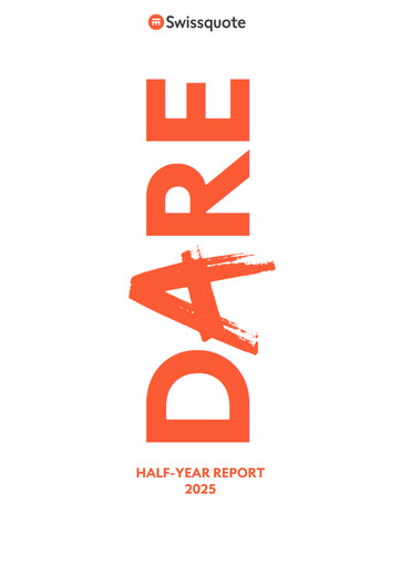 Thumbnail Swissquote Half-year Report 2025-h1