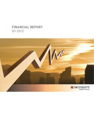 Vorschaubild Swissquote Quartalsbericht 2012-q1