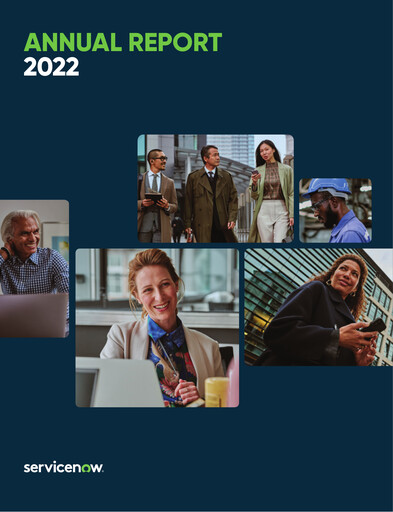Thumbnail ServiceNow Annual Report 2022