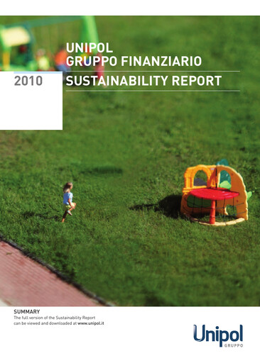 Miniature Unipol Assicurazioni Rapport de durabilité 2010