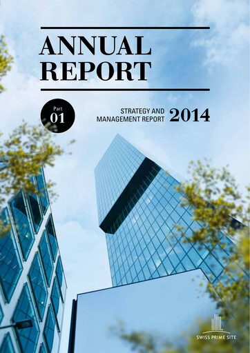 Thumbnail Swiss Prime Site Annual Report 2014
