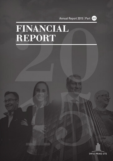 Vorschaubild Swiss Prime Site Finanzmitteilung 2015