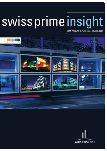 Thumbnail Swiss Prime Site Half-year Report 2012-h1