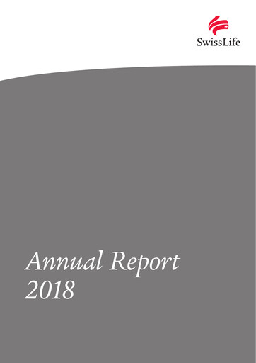 Thumbnail Swiss Life
 Annual Report 2018