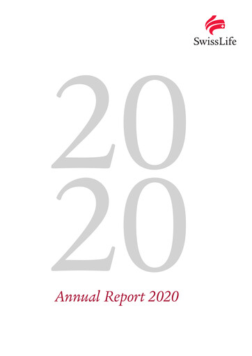 Thumbnail Swiss Life
 Annual Report 2020