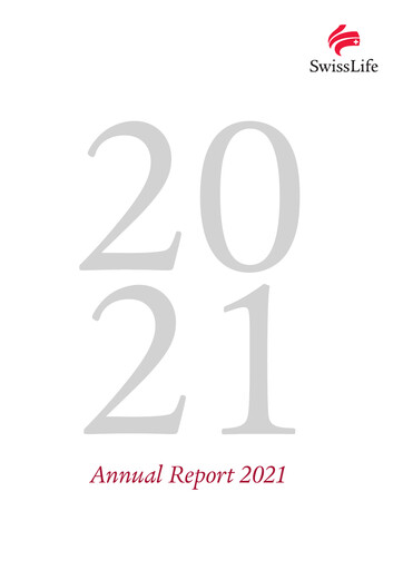 Thumbnail Swiss Life
 Annual Report 2021