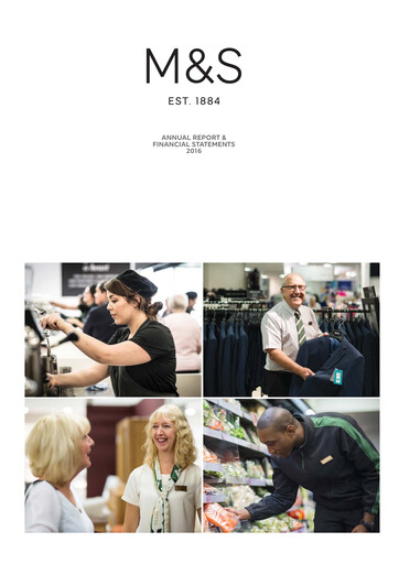 Thumbnail Marks & Spencer Annual Report 2016