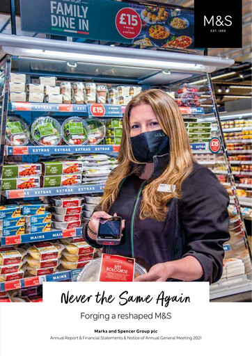 Thumbnail Marks & Spencer Annual Report 2021