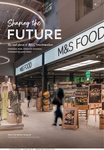 Thumbnail Marks & Spencer Annual Report 2022