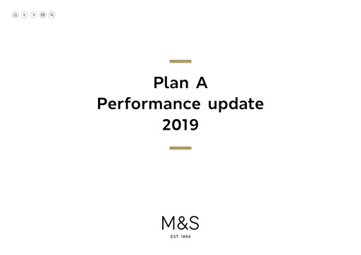 Thumbnail Marks & Spencer Sustainability Report 2019