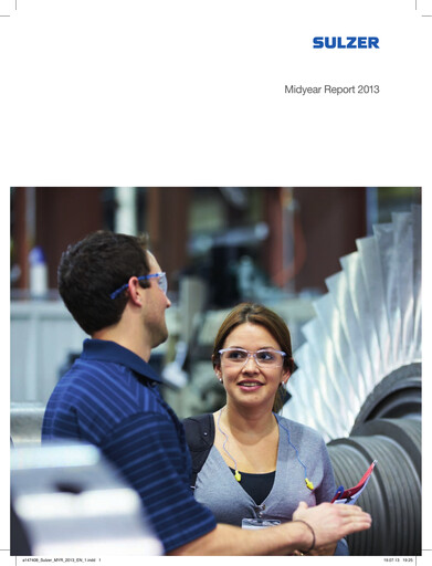 Thumbnail Sulzer Annual Report 2013
