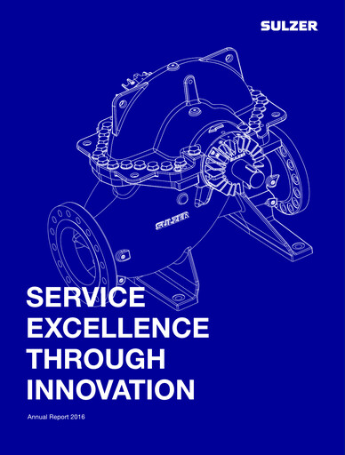 Thumbnail Sulzer Annual Report 2016