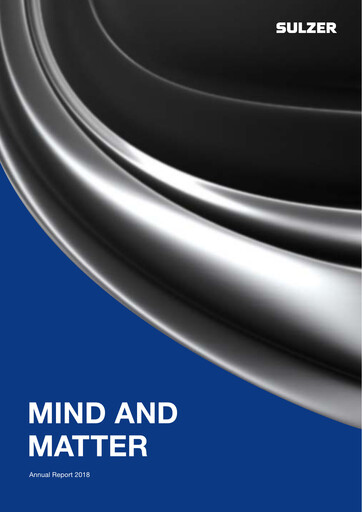 Thumbnail Sulzer Annual Report 2018