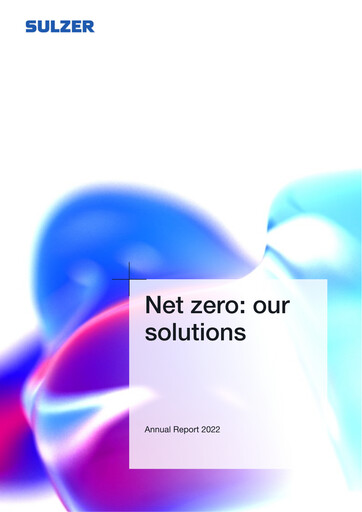 Thumbnail Sulzer Annual Report 2022