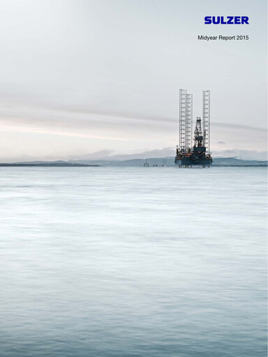 Thumbnail Sulzer Half-year Report 2015