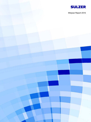 Thumbnail Sulzer Half-year Report 2016