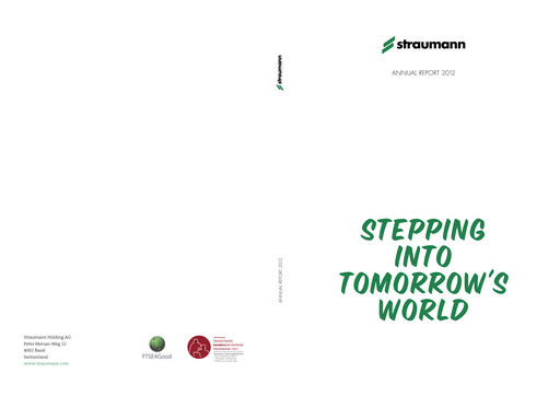 Miniature Straumann
 Rapport annuel 2012