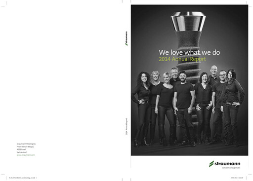 Miniature Straumann
 Rapport annuel 2014
