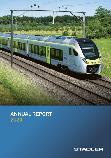 Miniature Stadler Rail Rapport annuel 2020