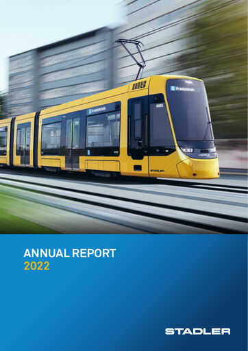 Miniature Stadler Rail Rapport annuel 2022