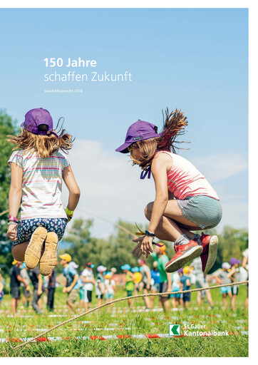 Miniature St. Galler Kantonalbank Rapport annuel 2018