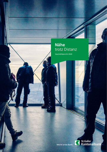 Miniature St. Galler Kantonalbank Rapport annuel 2020
