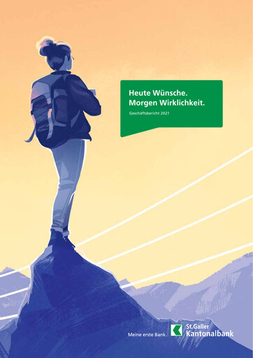 Miniature St. Galler Kantonalbank Rapport annuel 2021