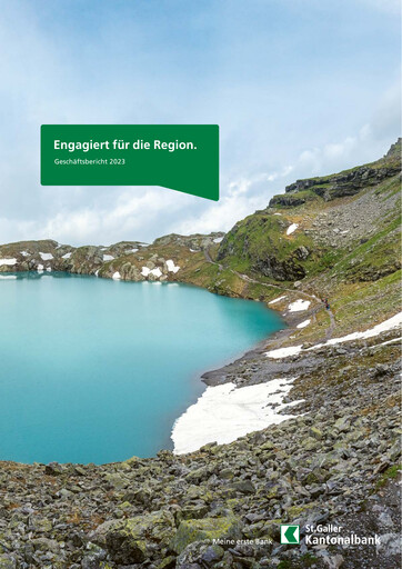 Miniature St. Galler Kantonalbank Rapport annuel 2023