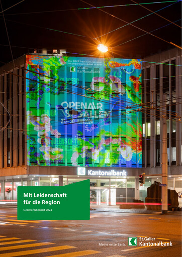 Miniature St. Galler Kantonalbank Rapport annuel 2024