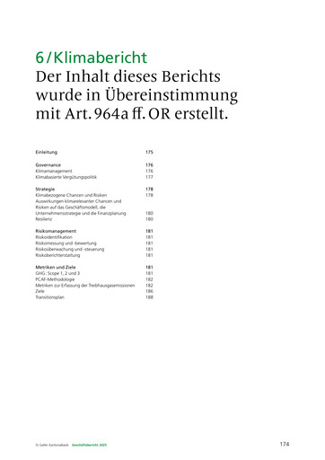 Thumbnail St. Galler Kantonalbank ESG Report 2025