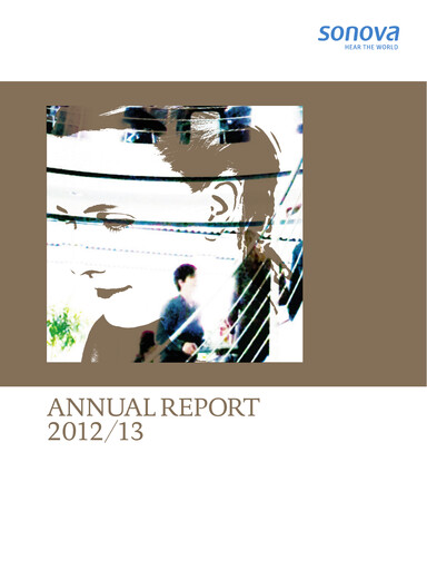 Thumbnail Sonova Annual Report 2012-2013