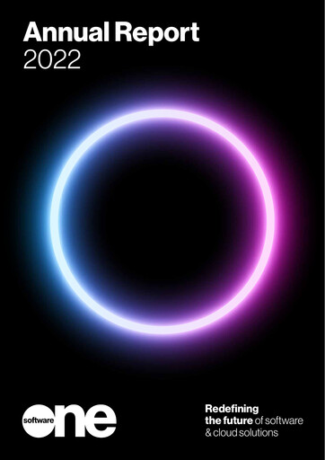 Thumbnail SoftwareONE Annual Report 2022